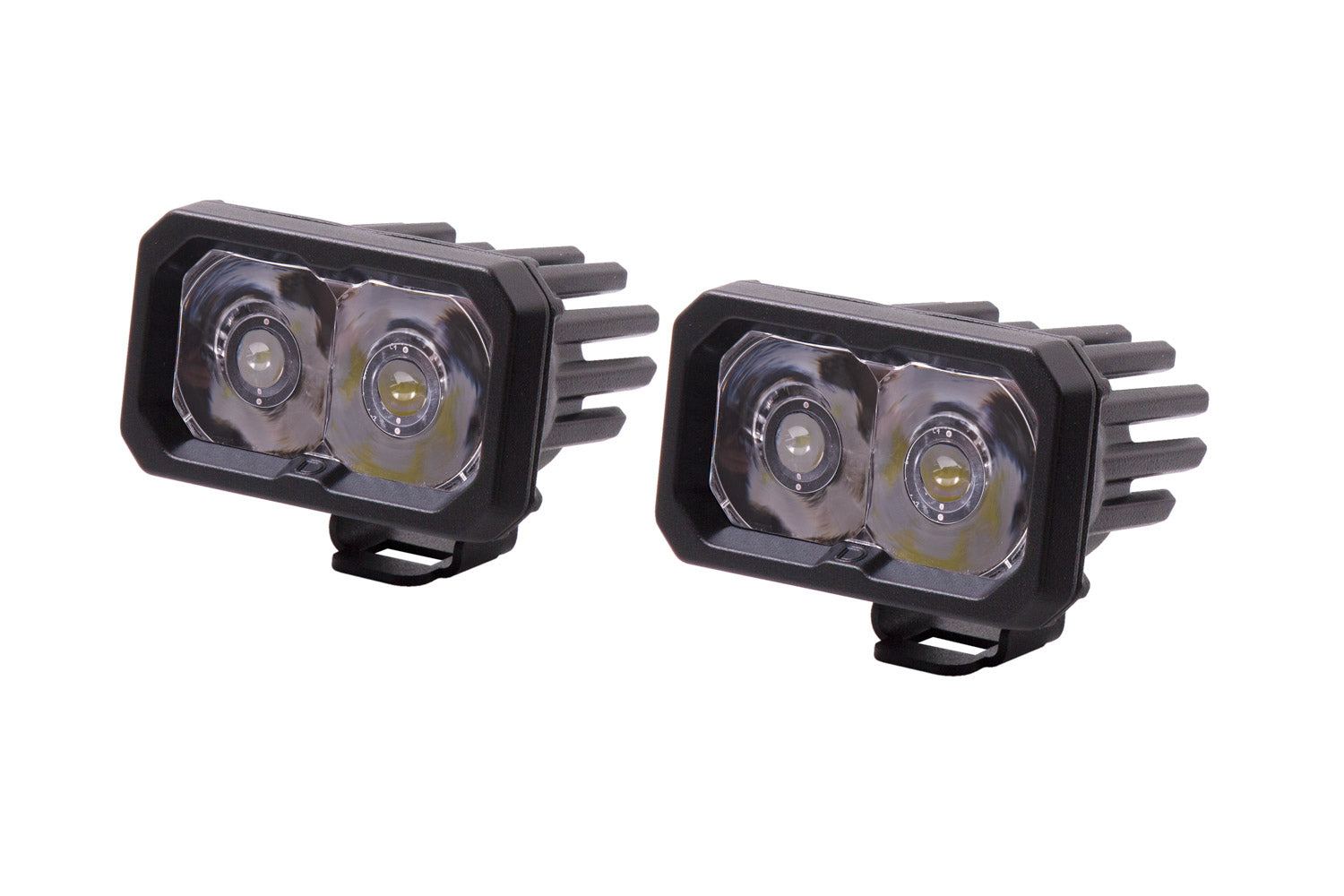 C2 1.0 SAE/DOT White Pro LED Pod (pair)