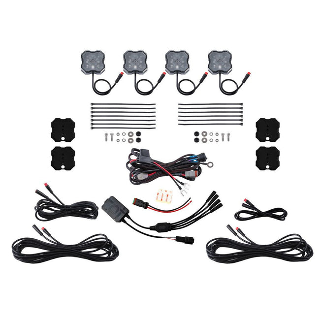 Stage Series LED Rock Light Kit Single-color & RGBW (4-Pack)