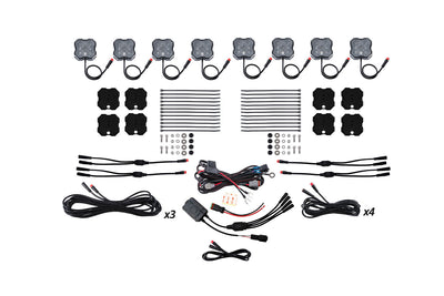 Stage Series RGBW LED Rock Light Kit (8-pack)