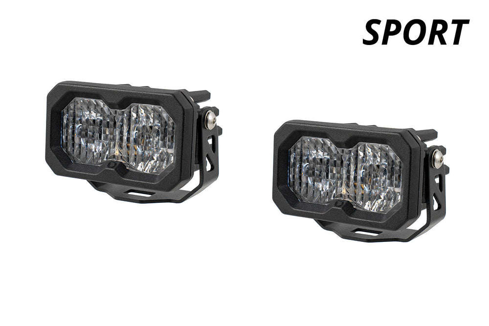 C2 2.0 White Sport LED Pod (pair)