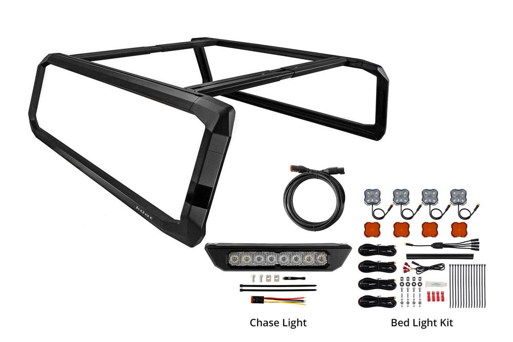 Diode Dynamics Kuat IBEX Bed Rack Kit for 2005-2025 Toyota Tacoma