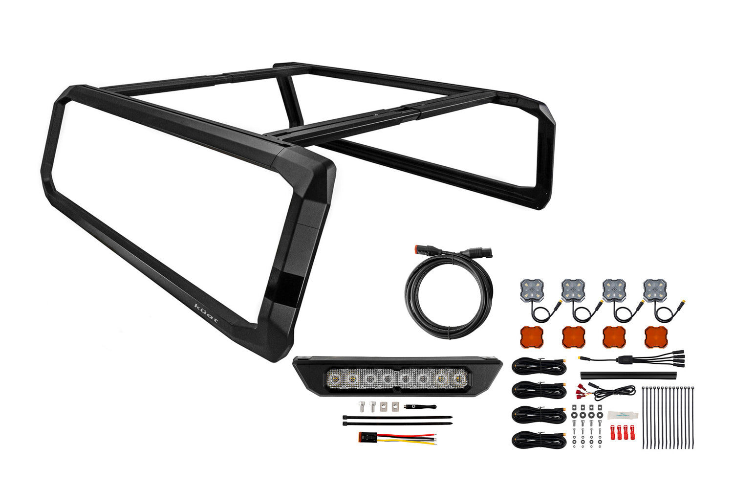 Diode Dynamics Kuat IBEX Bed Rack Kit for 2007-2025 Toyota Tundra