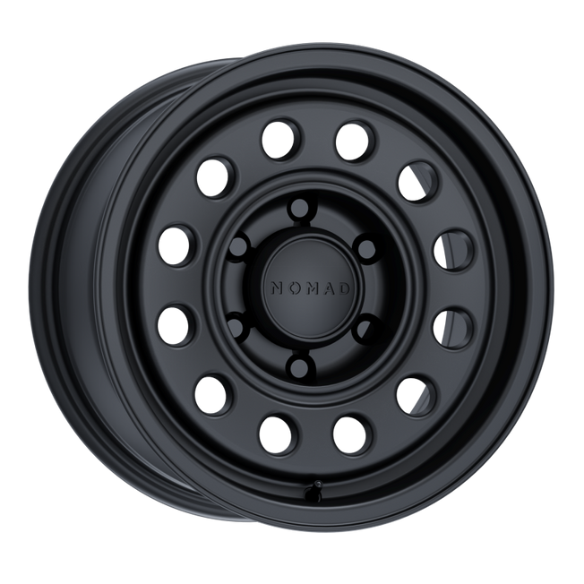 501SB Convoy 17x8.5in / 6x139.7 BP / 0mm Offset / 106.1mm Bore - Satin Black Wheel