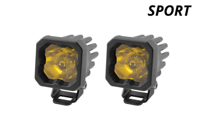 Stage Series C1 LED Pod Sport - Yellow Spot Standard ABL (Pair)