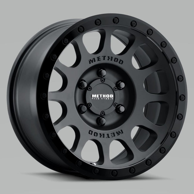 305 NV 17x8.5 0mm Offset 6x5.5 108mm CB Double Black Wheel