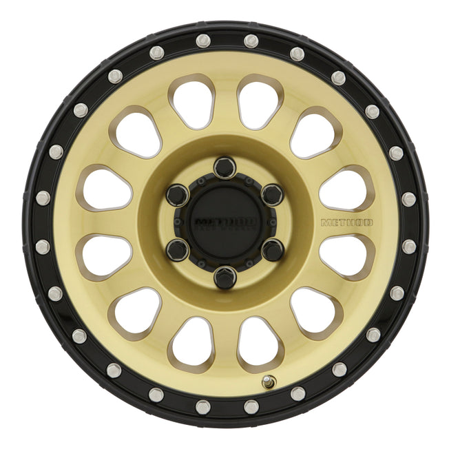 315 17x8.5 0mm Offset 6x5.5 106.25mm CB Gold/Black Street Loc Wheel