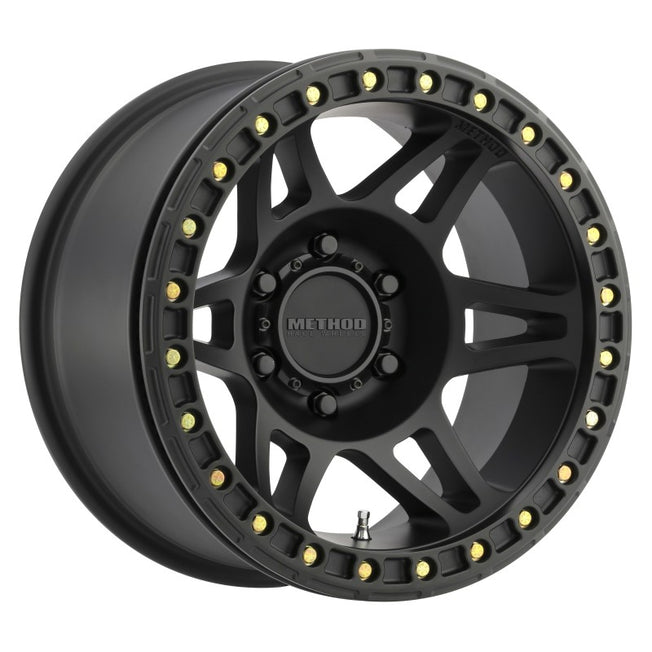 106 Beadlock 17x9 -44mm Offset 6x5.5 108mm CB Matte Black w/BH-H24125 Wheel