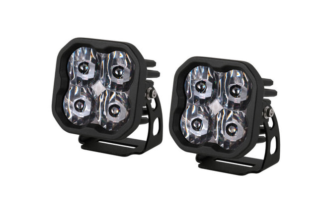 SS3 LED Pod Pro - White SAE Driving Standard (Pair)