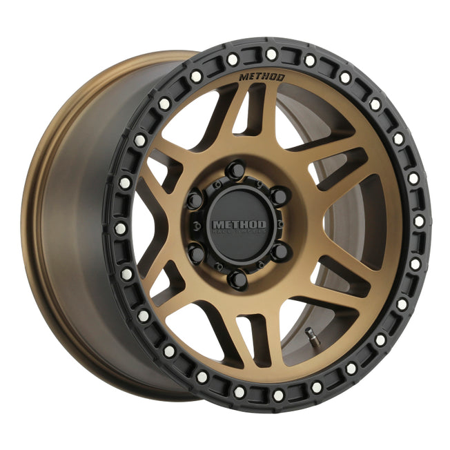 312 17x8.5 0mm Offset 6x5.5 106.25mm CB Method Bronze/Black Street Loc Wheel