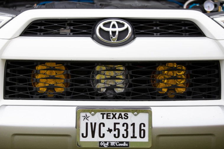 2014-2018 5th Gen Toyota 4Runner Universal LED Hidden Bumper Bracket - Stainless Steel - Rago Fabrication