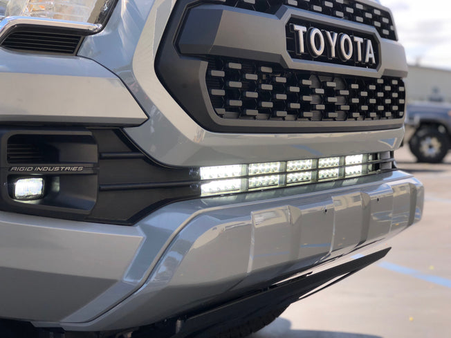 32" Lower Bumper Hidden LED Light Bar Kit Fits 2016-2023 Toyota Tacoma