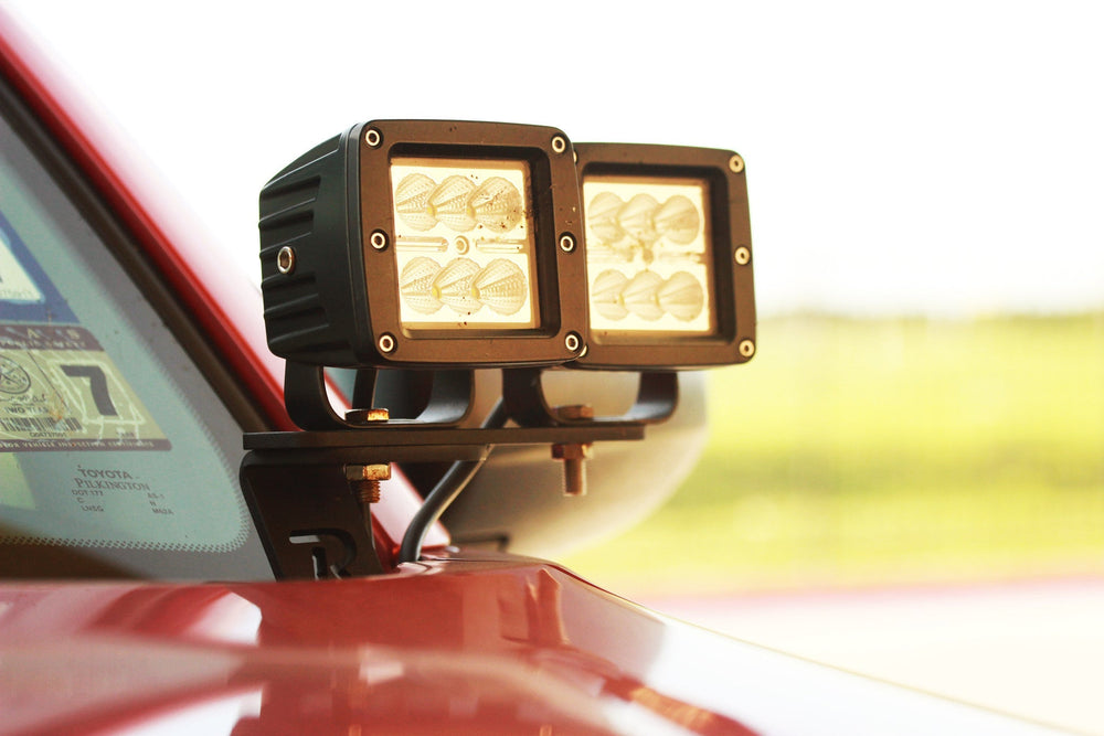 Ditch Light Bracket Extensions - Pair - Rago Fabrication