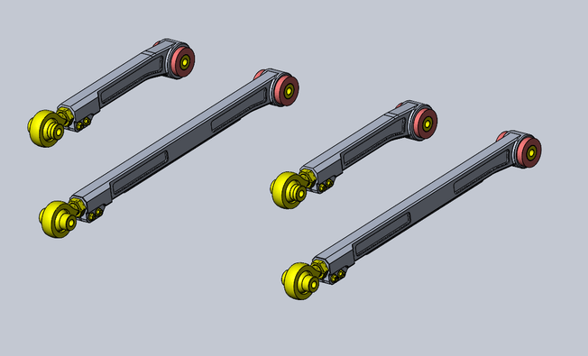 Billet Rear Trailing Arms (Upper+Lower) | 2024+ Tacoma/Tundra/LC/4Runner - RRW Relations Race Wheels