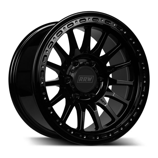 RR7 - H FLOW FORM Hybrid Beadlock | GLOSS BLACK - RRW Relations Race Wheels