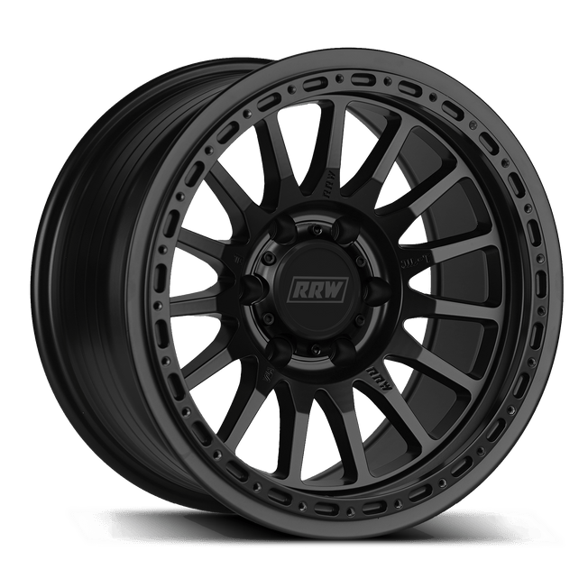 RR7 - H FLOW FORM Hybrid Beadlock Wheel | MATTE BLACK - RRW Relations Race Wheels