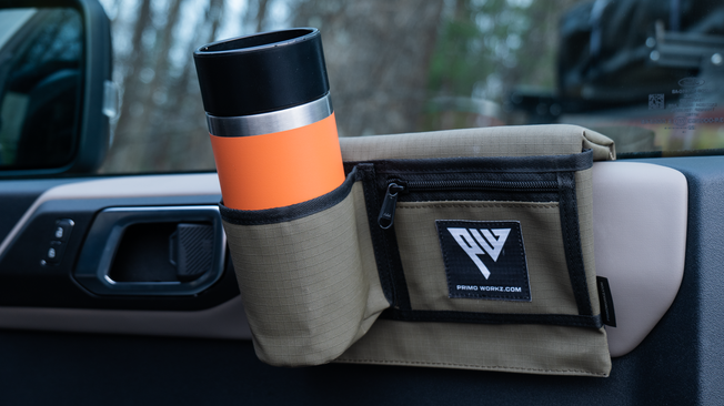 Armrest - with Cupholder - OD Green Ripstop - Passenger Side
