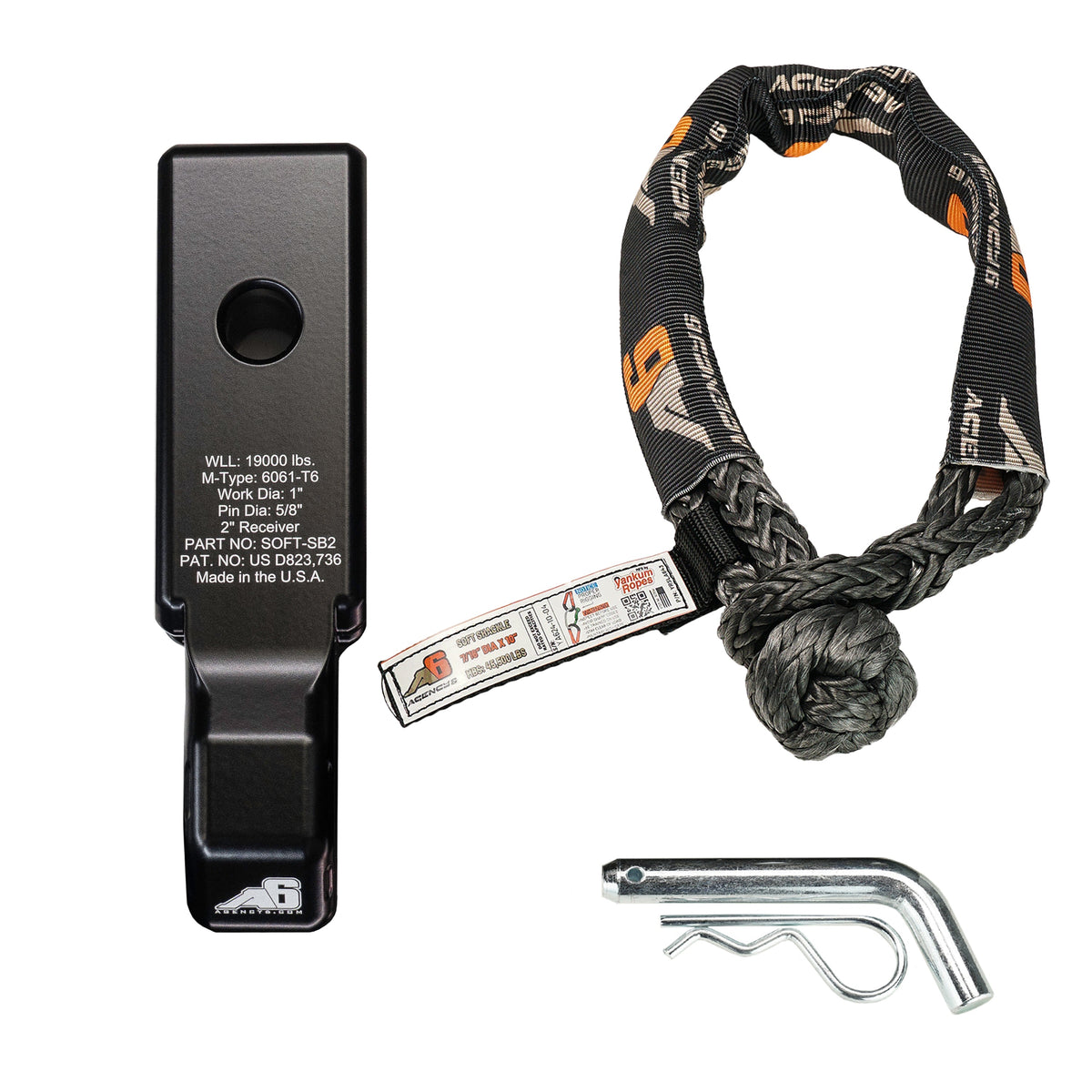 Soft Shackle Block 2" Assembly