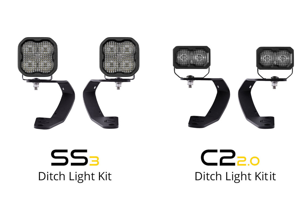 Stage Series Backlit Ditch Light Kit for 2010-2024 Toyota 4Runner