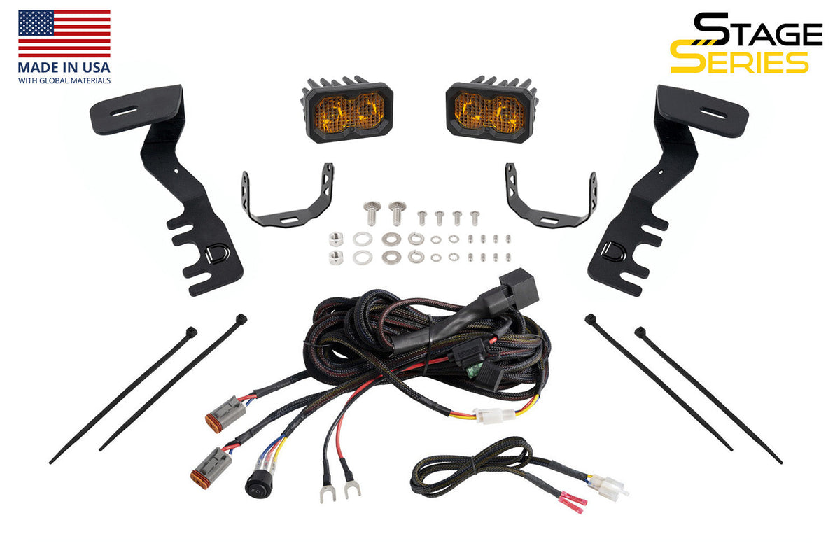 Stage Series Backlit Ditch Light Kit for 2024-2026 Toyota Tacoma