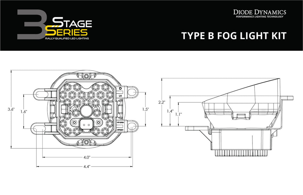 SS3 LED Fog Light Kit for 2013-2015 Lexus LX570