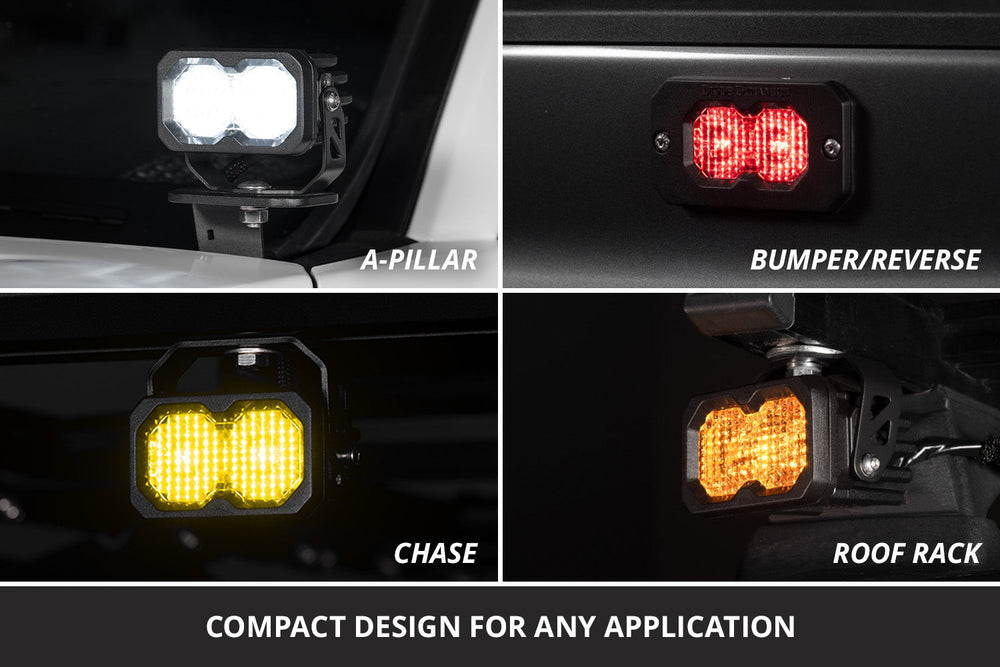 C2 2.0 White Sport LED Pod (pair)