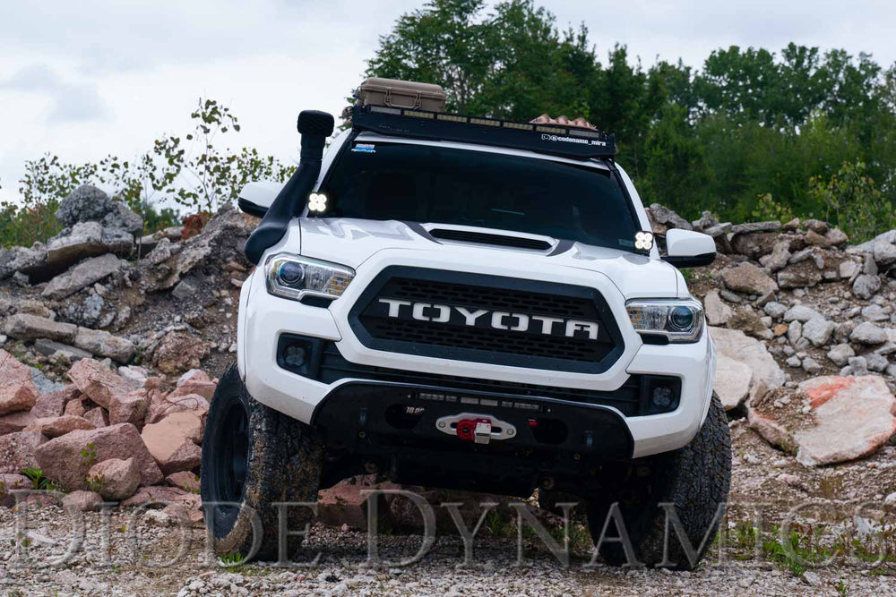 Stage Series Backlit Ditch Light Kit for 2016-2023 Toyota Tacoma