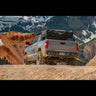 Low angle of the C4 Overland bumper for the 2014-2021 Tundra.