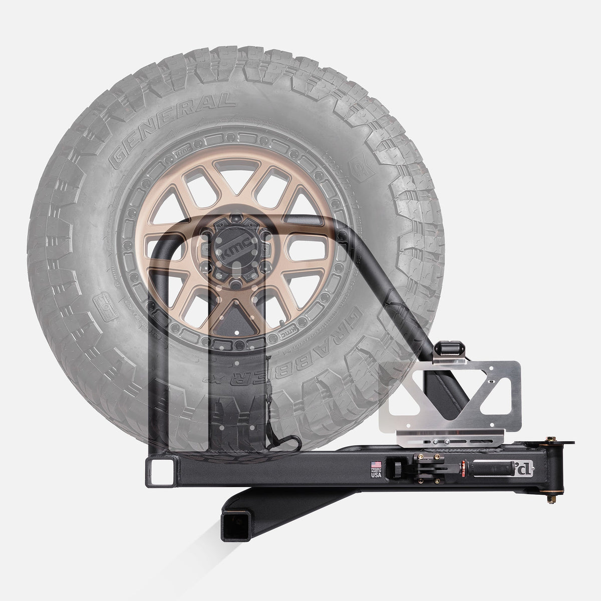 UltraSwing® Short-Fit Spare Tire Hitch Mount | RiGd Supply